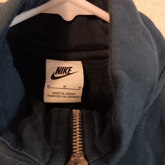 Nike Phoenix Women's Dark Blue Bomber Jacket Sz M - Picture 3 of 4